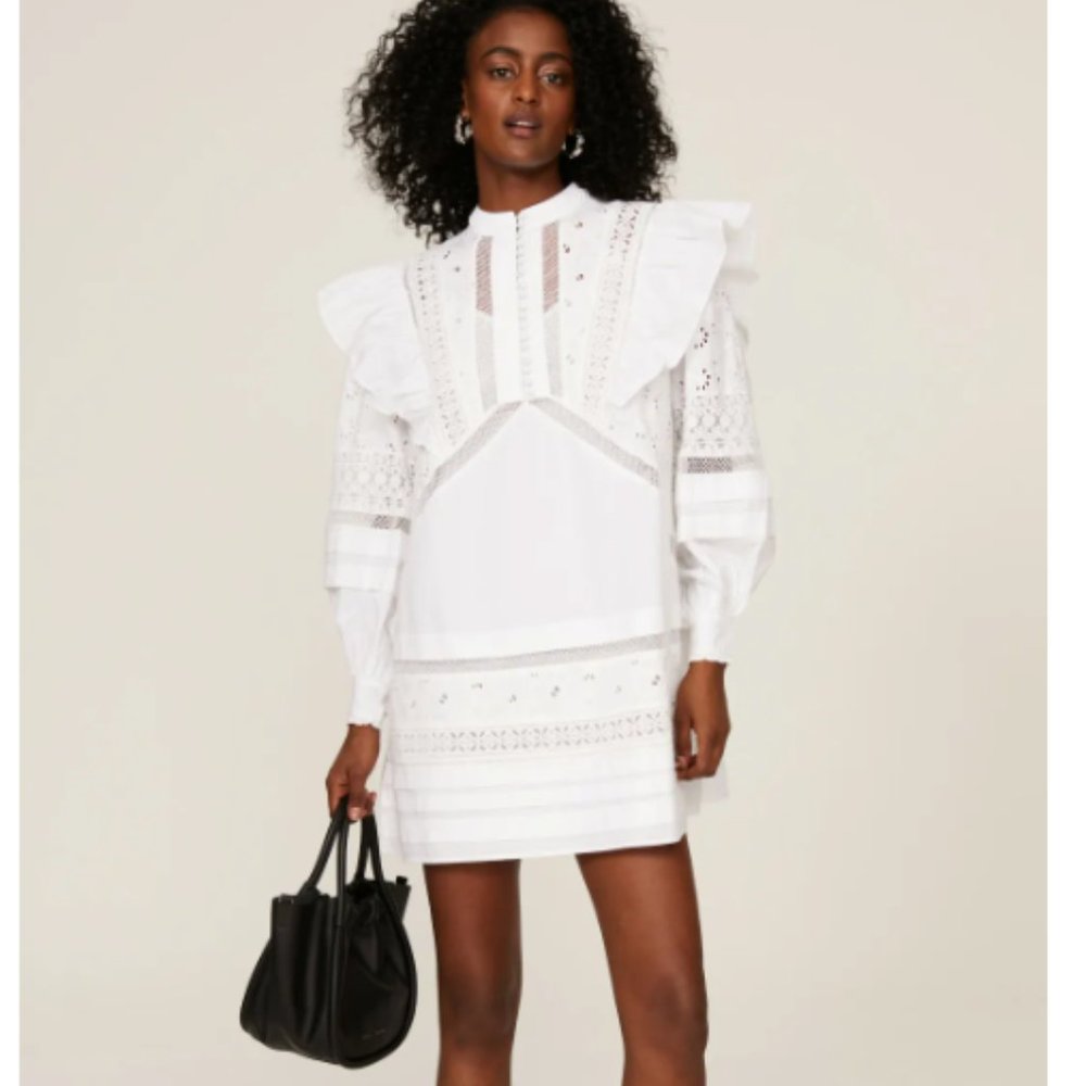 All Saints White Mini Dress